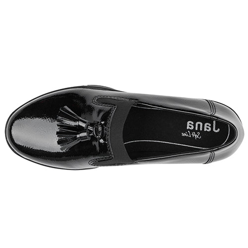 Jana Ladies Wedge Loafers - 24668-45 - Black
