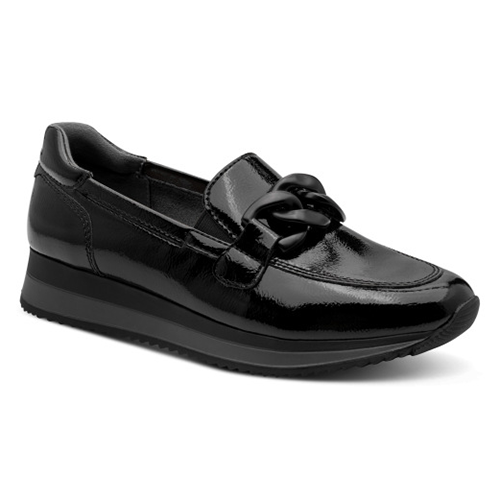 Jana Ladies Loafers - 24766-42 - Black Patent