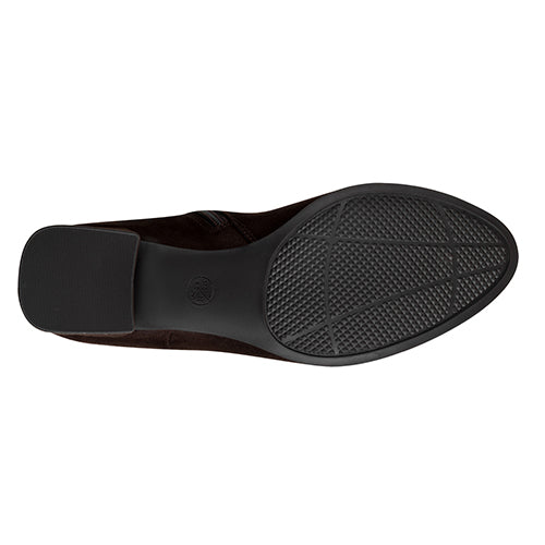 Black shoe sole on a white background