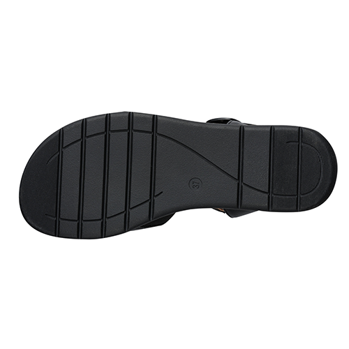 Jana Ladies Wedge Sandals - 28269-46 - Black