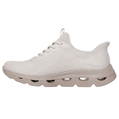 Skechers Ladies Slip-In Trainers - 117629 - Nature/Beige