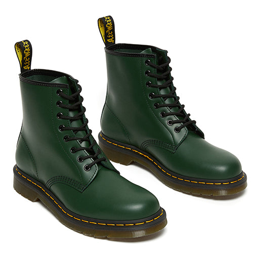 Dr.Martens Leather 8 Eye Boots- 1460 - Green