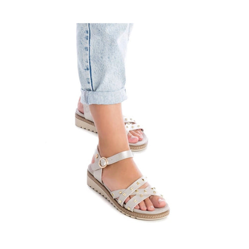 XTI Low Wedge Sandals - 141298 - Gold