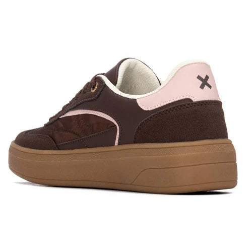 XTI Ladies Platform Trainers - 146278 - Brown