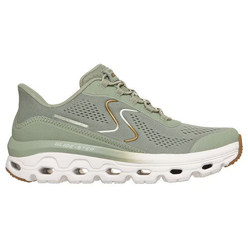 Skechers Ladies Slip-In Trainers - 180272 - Sage