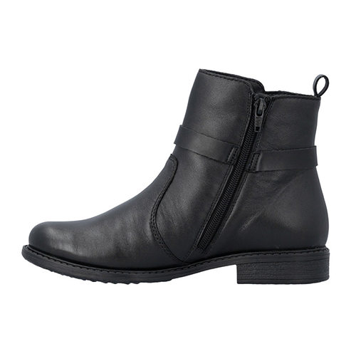 Rieker Ladies Ankle Boots - 74856 - Black
