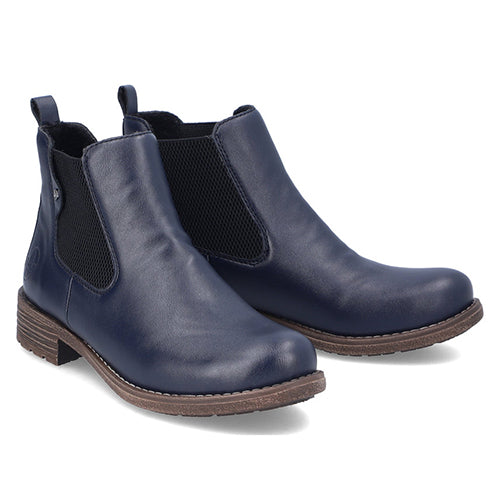 Rieker Ladies Chelsea Boots -79450-14- Navy
