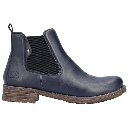 Rieker Ladies Chelsea Boots -79450-14- Navy