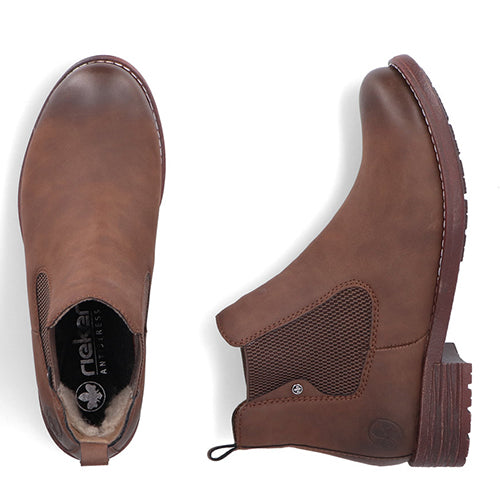 Rieker Ladies Chelsea Boots -79450-24 -Brown