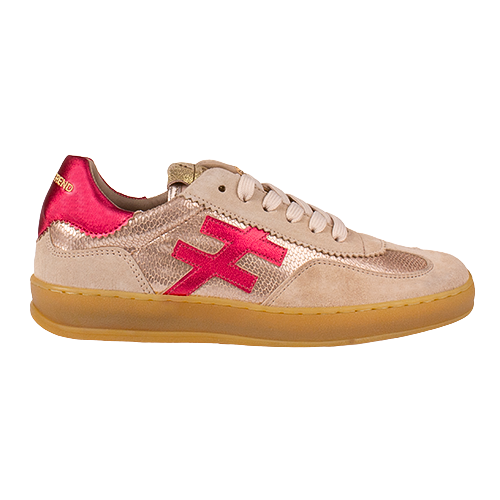 Another Trend Ladies Trainers - A032C1 E2 - Gold/Fuchsia