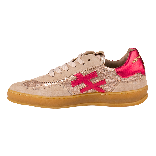 Another Trend Ladies Trainers - A032C1 E2 - Gold/Fuchsia