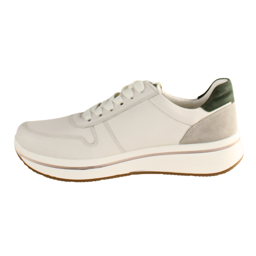 Ara Leather Trainers - 27540-19 - Cream
