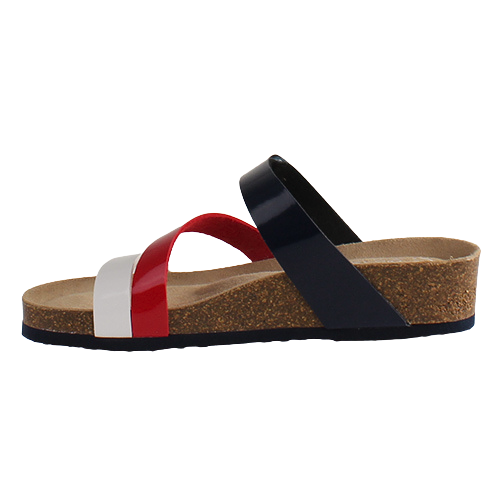 Ara Ladies Mules - 17212-02 - White/Red/Navy