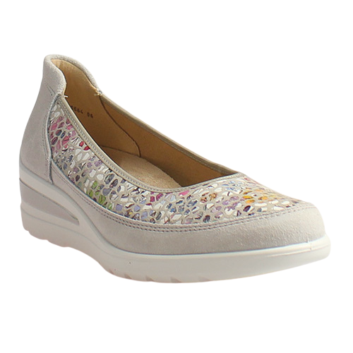 Ara Ladies Wedge Pumps - 50664-06 - Taupe Multi