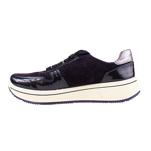 Ara Ladies Trainers -27540-92 - Navy Patent