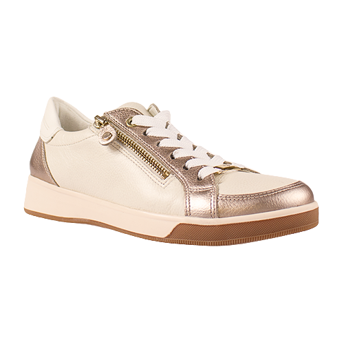 Ara Ladies Trainers - 34432-63 - Cream/sand