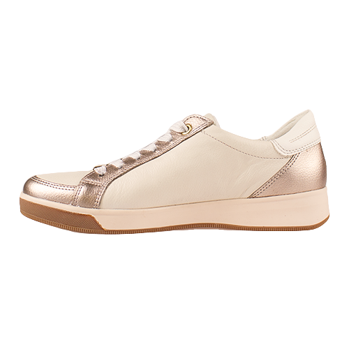 Ara Ladies Trainers - 34432-63 - Cream/sand