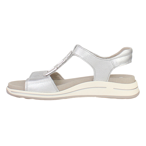 Ara Ladies Velcro Sandals - 34804-12 - Silver
