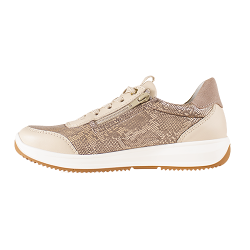 Ara Ladies Wide Fit Trainers - 25532-05 - Beige