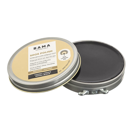 Bama Essentials Shoe Polish-Black-40g