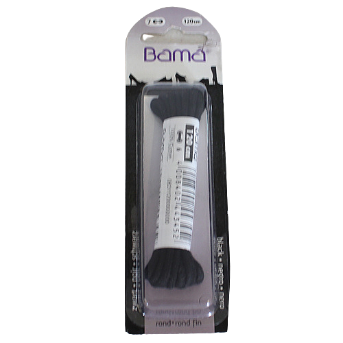 Bama Round Laces - 120cm - Black