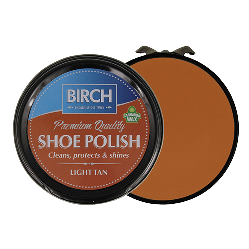 Birch Shoe Polish 50ml Light Tan Greenes Shoes