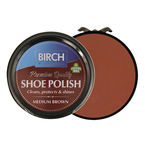 Birch Shoe Polish -50ml - Medium Brown