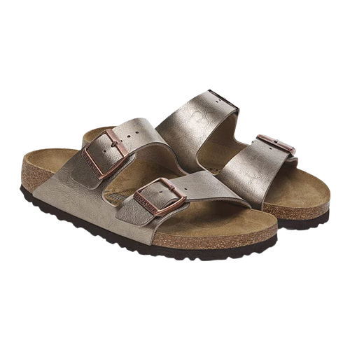 Birkenstock Birko-Flor Ladies Sandals - Arizona - Graceful Taupe