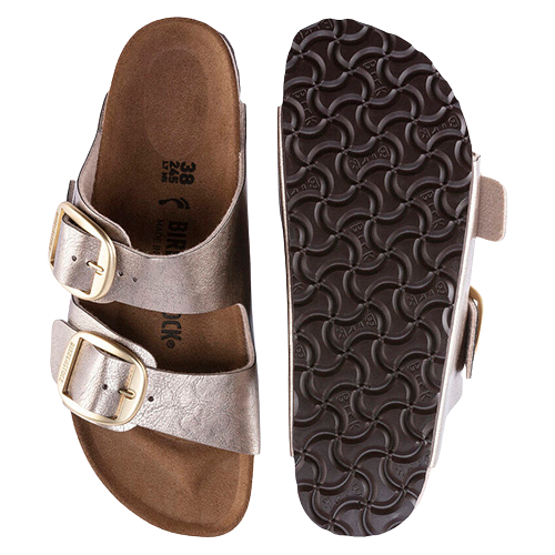 Birkenstock Ladies Sandals - Arizona Big Buckle - Graceful Taupe