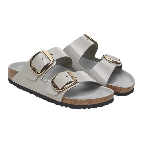 Birkenstock Ladies Sandals - Arizona Big Buckle - Stone Coin