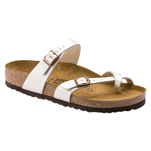 Birkenstock Ladies Sandals - Mayari Toe Loop - White