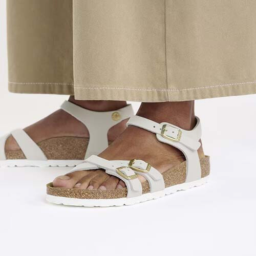 Birkenstock Ladies Sandals - Kumba - Antique White