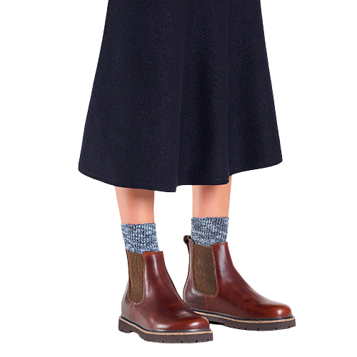 Birkenstock Ladies Chelsea Boots - Highwood - Chocolate