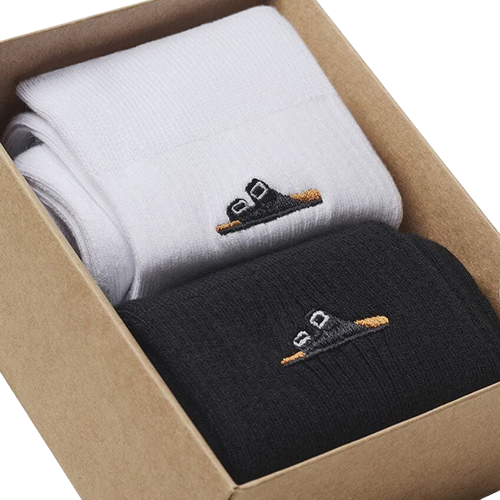 Birkenstock Set Cotton Ribbed Socks - Black/White