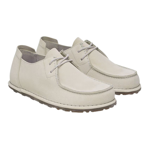 Birkenstock Ladies Flat Shoes - UTTI - Antique White