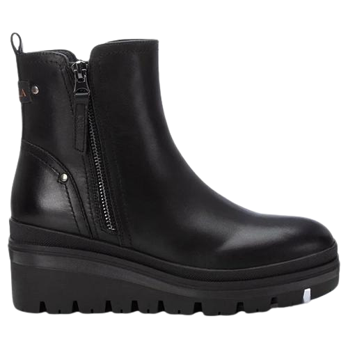 Carmela Wedge Ankle Boots - 162009 - Black