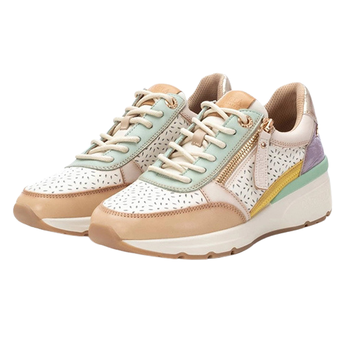 Carmela Ladies Trainers - 161417 - Aqua/Multi
