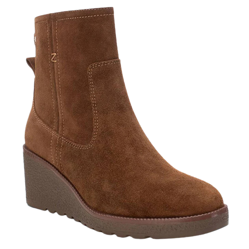 Carmela Wedge Ankle Boots - 161920 - Tan