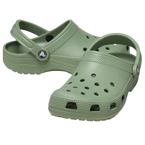 Crocs Unisex Classic Clogs - 10001 - Moss/Green