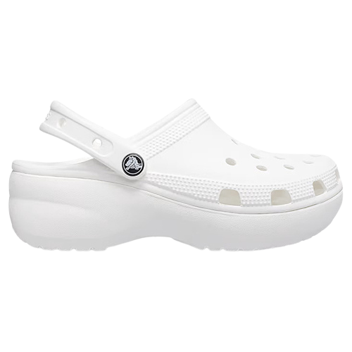 Crocs Ladies Classic Platform Clogs - 206750 - White