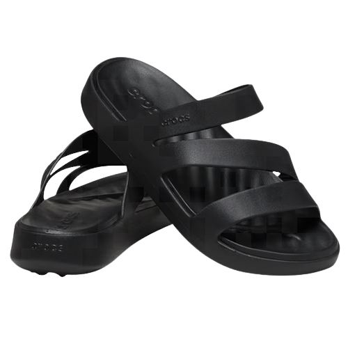 Crocs Ladies Getaway Strappy Sandals - 209587 - Black