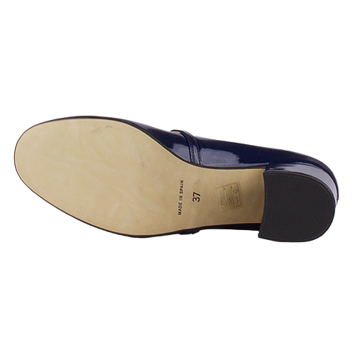 Ladies Dancing Shoes - Navy Patent