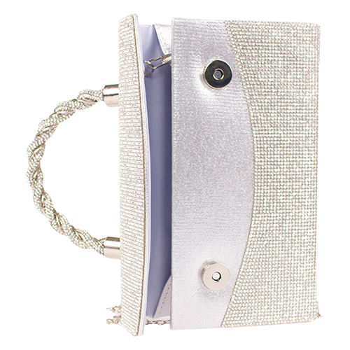 Dr. Bear Clutch Bag - GA05A - Silver