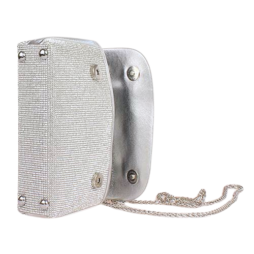 Dr. Bear Clutch Bag - GA03B - Silver