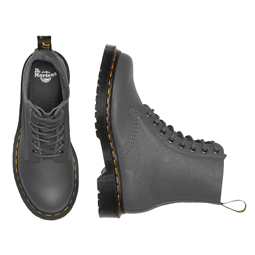 Dr. Martens 8 Eyelet Boots - 1460 Pascal - Gunmetal Grey