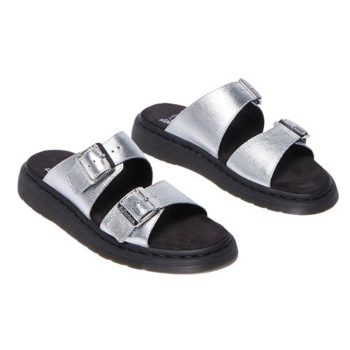 Dr. Martens Ladies Mules - Josef - Silver