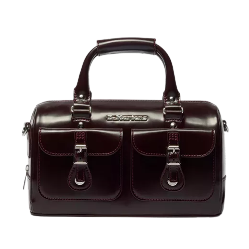 Dr Martens - Top Handle Rub Off Vegan Leather Bag - Cherry Red