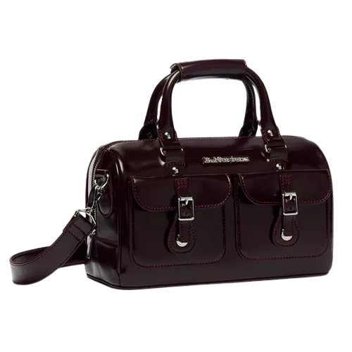 Dr Martens - Top Handle Rub Off Vegan Leather Bag - Cherry Red