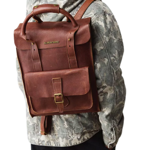 Dr Martens Leather Backpacks - Ambassador - Cashew