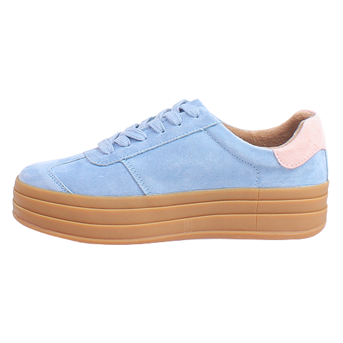 Drilleys Ladies Platform Trainers - Sixty Eight - Blue